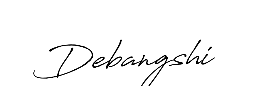 Debangshi stylish signature style. Best Handwritten Sign (Antro_Vectra_Bolder) for my name. Handwritten Signature Collection Ideas for my name Debangshi. Debangshi signature style 7 images and pictures png