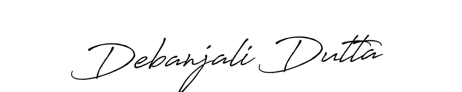 Use a signature maker to create a handwritten signature online. With this signature software, you can design (Antro_Vectra_Bolder) your own signature for name Debanjali Dutta. Debanjali Dutta signature style 7 images and pictures png