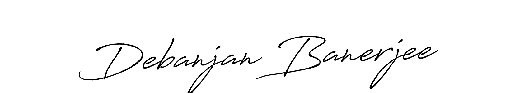 Also we have Debanjan Banerjee name is the best signature style. Create professional handwritten signature collection using Antro_Vectra_Bolder autograph style. Debanjan Banerjee signature style 7 images and pictures png