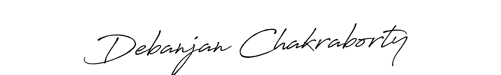 How to Draw Debanjan Chakraborty signature style? Antro_Vectra_Bolder is a latest design signature styles for name Debanjan Chakraborty. Debanjan Chakraborty signature style 7 images and pictures png