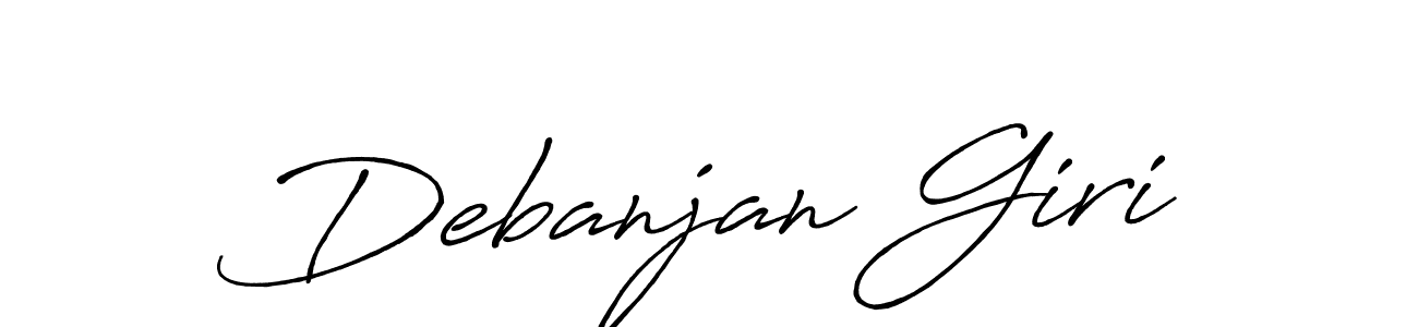 You should practise on your own different ways (Antro_Vectra_Bolder) to write your name (Debanjan Giri) in signature. don't let someone else do it for you. Debanjan Giri signature style 7 images and pictures png