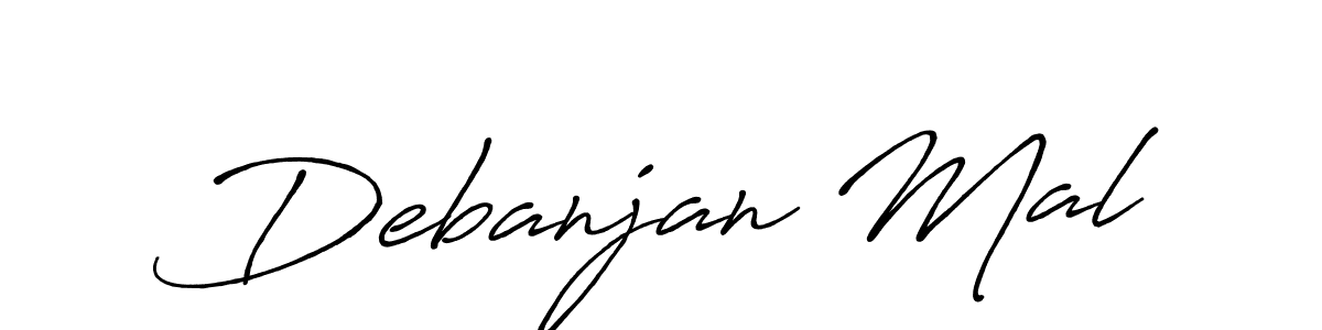 Antro_Vectra_Bolder is a professional signature style that is perfect for those who want to add a touch of class to their signature. It is also a great choice for those who want to make their signature more unique. Get Debanjan Mal name to fancy signature for free. Debanjan Mal signature style 7 images and pictures png