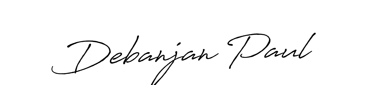 Best and Professional Signature Style for Debanjan Paul. Antro_Vectra_Bolder Best Signature Style Collection. Debanjan Paul signature style 7 images and pictures png