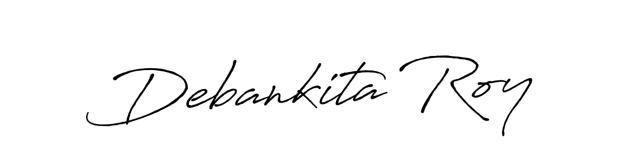 Also You can easily find your signature by using the search form. We will create Debankita Roy name handwritten signature images for you free of cost using Antro_Vectra_Bolder sign style. Debankita Roy signature style 7 images and pictures png