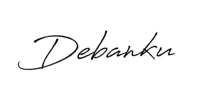 if you are searching for the best signature style for your name Debanku. so please give up your signature search. here we have designed multiple signature styles  using Antro_Vectra_Bolder. Debanku signature style 7 images and pictures png