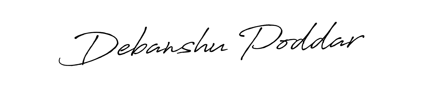 It looks lik you need a new signature style for name Debanshu Poddar. Design unique handwritten (Antro_Vectra_Bolder) signature with our free signature maker in just a few clicks. Debanshu Poddar signature style 7 images and pictures png