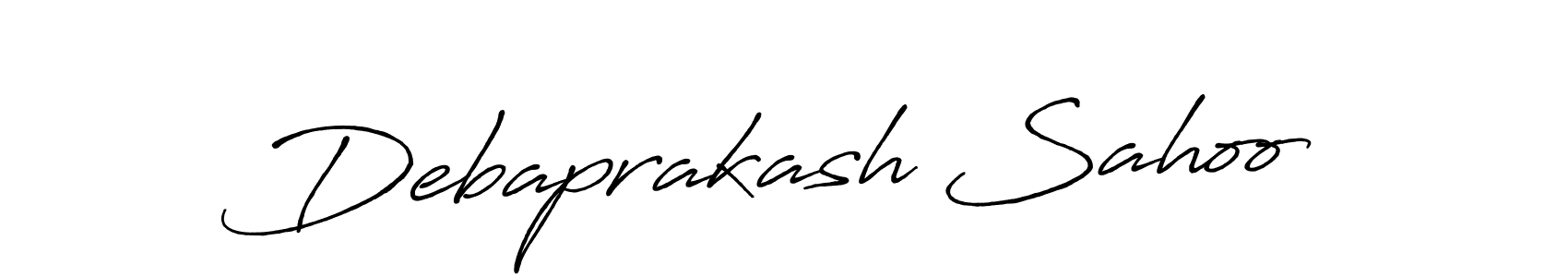 Also we have Debaprakash Sahoo name is the best signature style. Create professional handwritten signature collection using Antro_Vectra_Bolder autograph style. Debaprakash Sahoo signature style 7 images and pictures png