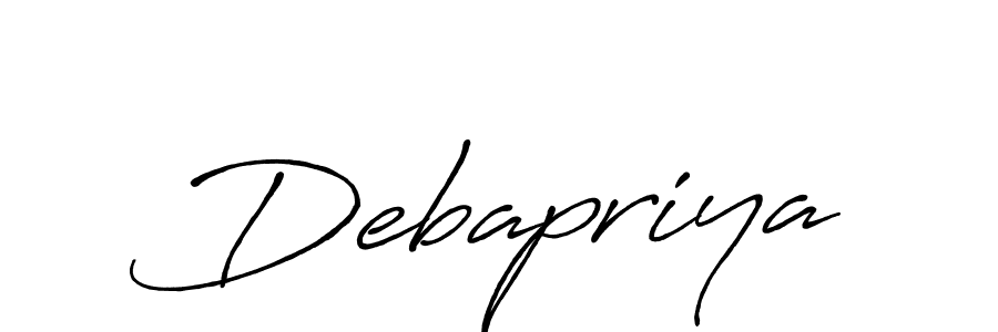 Also You can easily find your signature by using the search form. We will create Debapriya name handwritten signature images for you free of cost using Antro_Vectra_Bolder sign style. Debapriya signature style 7 images and pictures png