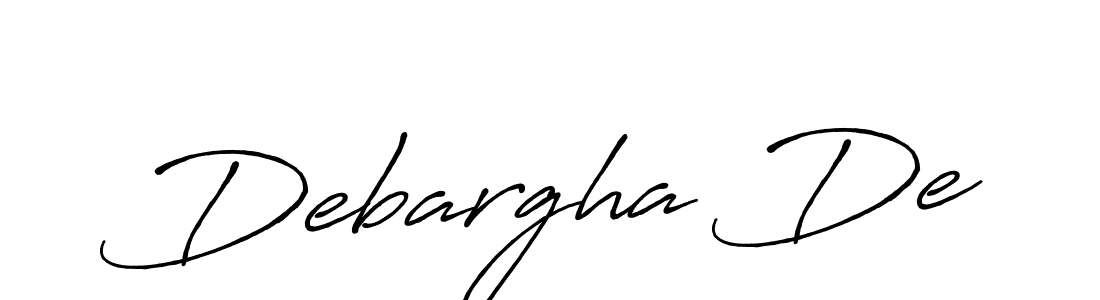Make a short Debargha De signature style. Manage your documents anywhere anytime using Antro_Vectra_Bolder. Create and add eSignatures, submit forms, share and send files easily. Debargha De signature style 7 images and pictures png