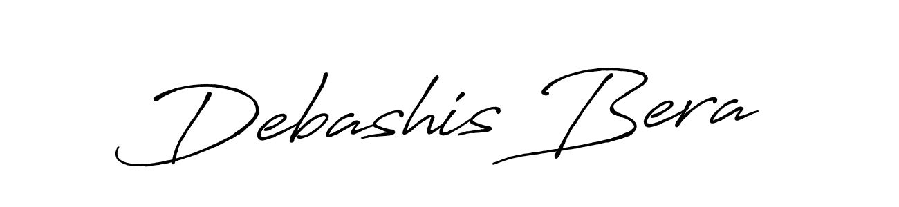 Create a beautiful signature design for name Debashis Bera. With this signature (Antro_Vectra_Bolder) fonts, you can make a handwritten signature for free. Debashis Bera signature style 7 images and pictures png