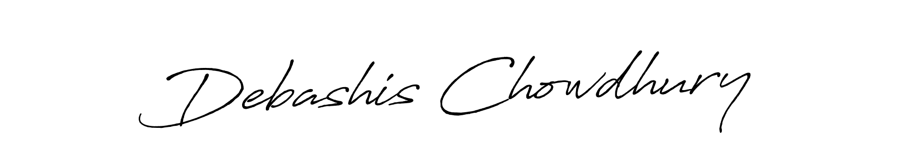 Debashis Chowdhury stylish signature style. Best Handwritten Sign (Antro_Vectra_Bolder) for my name. Handwritten Signature Collection Ideas for my name Debashis Chowdhury. Debashis Chowdhury signature style 7 images and pictures png