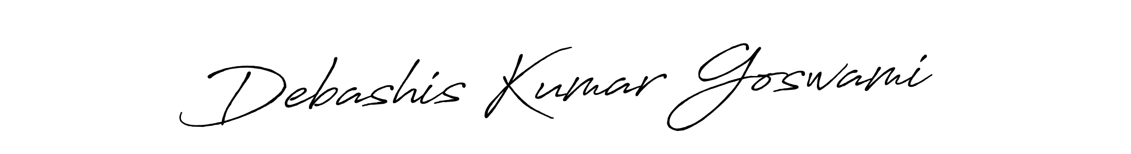 Design your own signature with our free online signature maker. With this signature software, you can create a handwritten (Antro_Vectra_Bolder) signature for name Debashis Kumar Goswami. Debashis Kumar Goswami signature style 7 images and pictures png