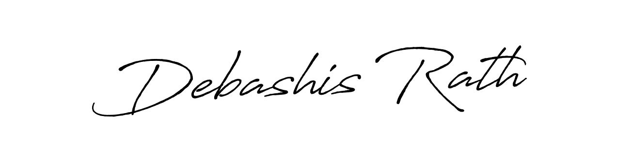 How to make Debashis Rath signature? Antro_Vectra_Bolder is a professional autograph style. Create handwritten signature for Debashis Rath name. Debashis Rath signature style 7 images and pictures png