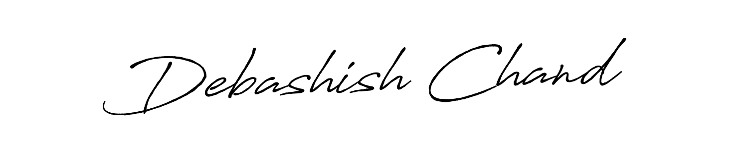 How to Draw Debashish Chand signature style? Antro_Vectra_Bolder is a latest design signature styles for name Debashish Chand. Debashish Chand signature style 7 images and pictures png