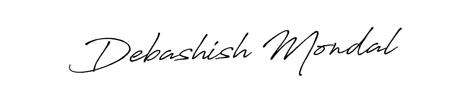 Design your own signature with our free online signature maker. With this signature software, you can create a handwritten (Antro_Vectra_Bolder) signature for name Debashish Mondal. Debashish Mondal signature style 7 images and pictures png