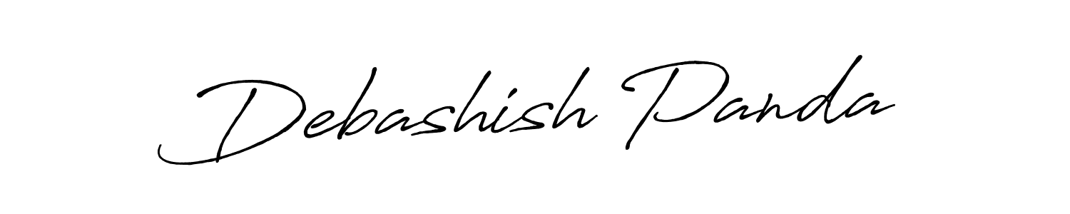 Design your own signature with our free online signature maker. With this signature software, you can create a handwritten (Antro_Vectra_Bolder) signature for name Debashish Panda. Debashish Panda signature style 7 images and pictures png