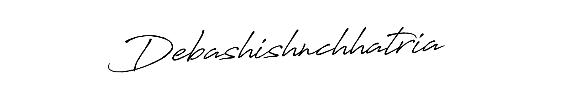 How to make Debashishnchhatria signature? Antro_Vectra_Bolder is a professional autograph style. Create handwritten signature for Debashishnchhatria name. Debashishnchhatria signature style 7 images and pictures png