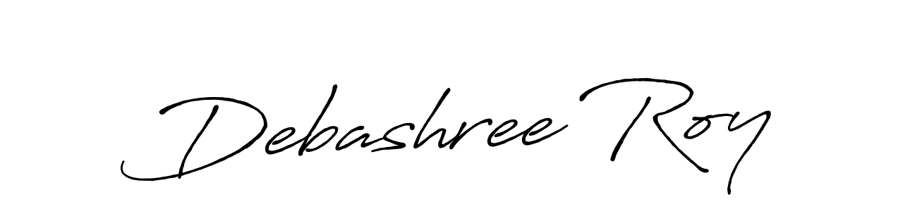 Debashree Roy stylish signature style. Best Handwritten Sign (Antro_Vectra_Bolder) for my name. Handwritten Signature Collection Ideas for my name Debashree Roy. Debashree Roy signature style 7 images and pictures png
