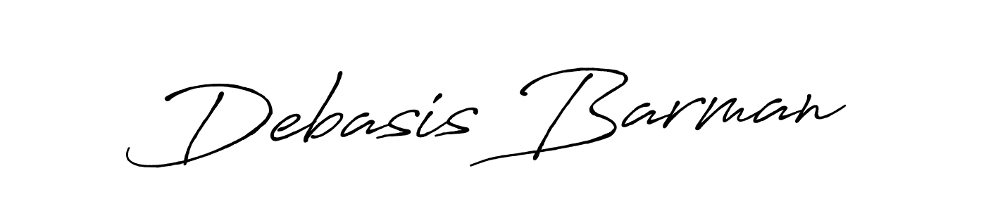 Design your own signature with our free online signature maker. With this signature software, you can create a handwritten (Antro_Vectra_Bolder) signature for name Debasis Barman. Debasis Barman signature style 7 images and pictures png