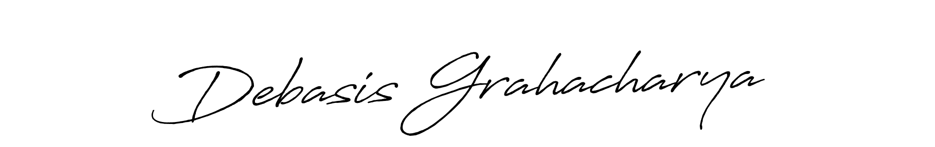Make a beautiful signature design for name Debasis Grahacharya. With this signature (Antro_Vectra_Bolder) style, you can create a handwritten signature for free. Debasis Grahacharya signature style 7 images and pictures png