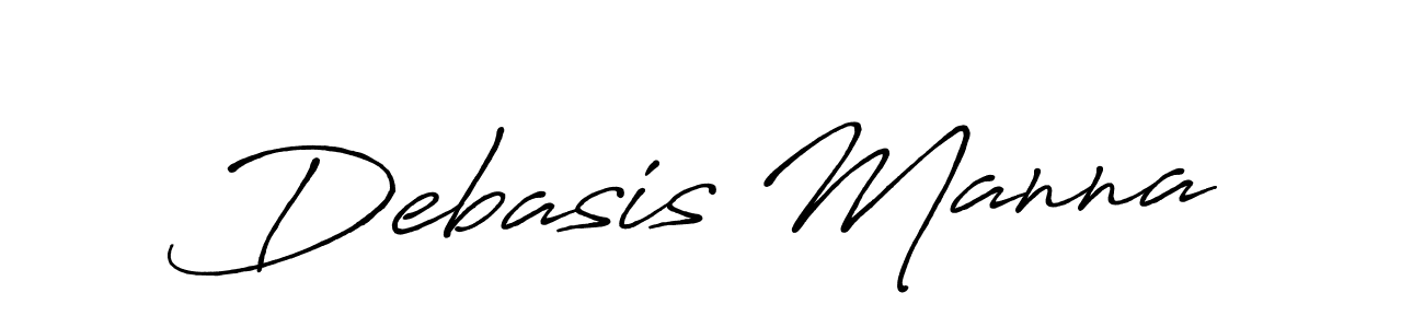 How to make Debasis Manna signature? Antro_Vectra_Bolder is a professional autograph style. Create handwritten signature for Debasis Manna name. Debasis Manna signature style 7 images and pictures png