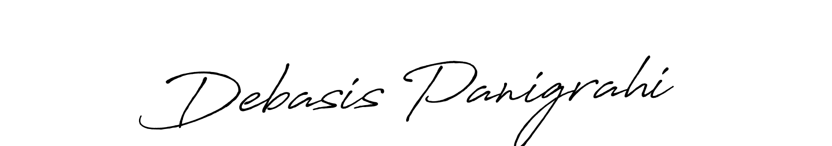 Design your own signature with our free online signature maker. With this signature software, you can create a handwritten (Antro_Vectra_Bolder) signature for name Debasis Panigrahi. Debasis Panigrahi signature style 7 images and pictures png