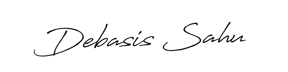 How to Draw Debasis Sahu signature style? Antro_Vectra_Bolder is a latest design signature styles for name Debasis Sahu. Debasis Sahu signature style 7 images and pictures png