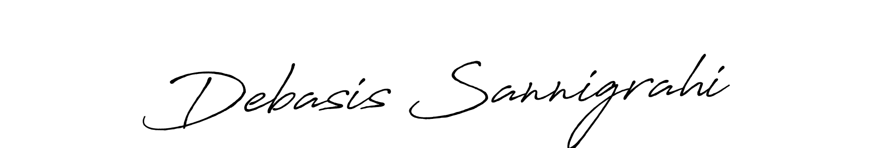 Also we have Debasis Sannigrahi name is the best signature style. Create professional handwritten signature collection using Antro_Vectra_Bolder autograph style. Debasis Sannigrahi signature style 7 images and pictures png