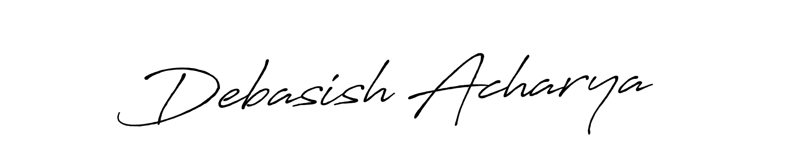 Use a signature maker to create a handwritten signature online. With this signature software, you can design (Antro_Vectra_Bolder) your own signature for name Debasish Acharya. Debasish Acharya signature style 7 images and pictures png