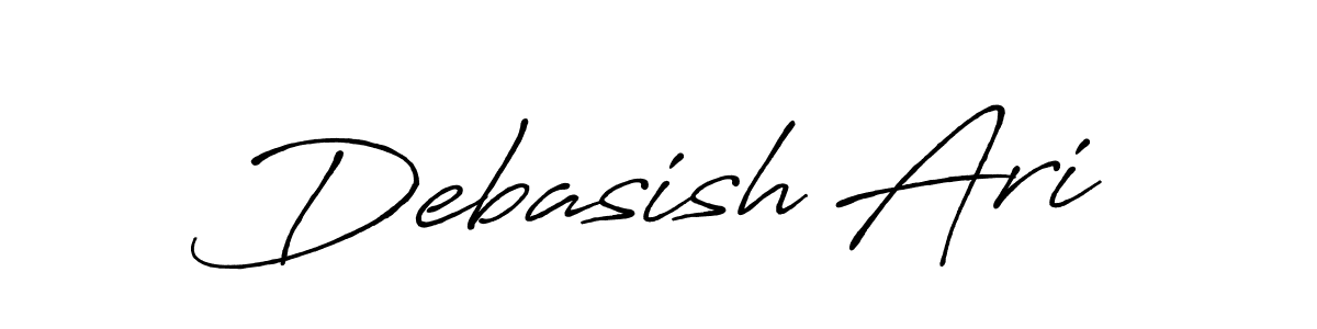 It looks lik you need a new signature style for name Debasish Ari. Design unique handwritten (Antro_Vectra_Bolder) signature with our free signature maker in just a few clicks. Debasish Ari signature style 7 images and pictures png