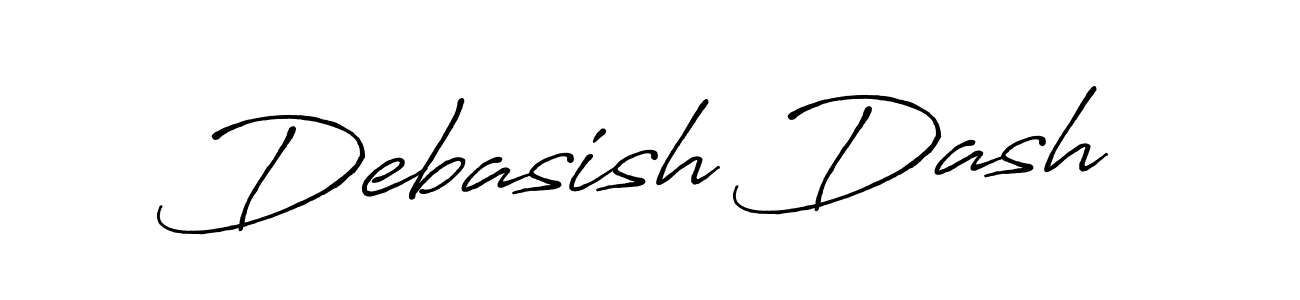 How to make Debasish Dash signature? Antro_Vectra_Bolder is a professional autograph style. Create handwritten signature for Debasish Dash name. Debasish Dash signature style 7 images and pictures png