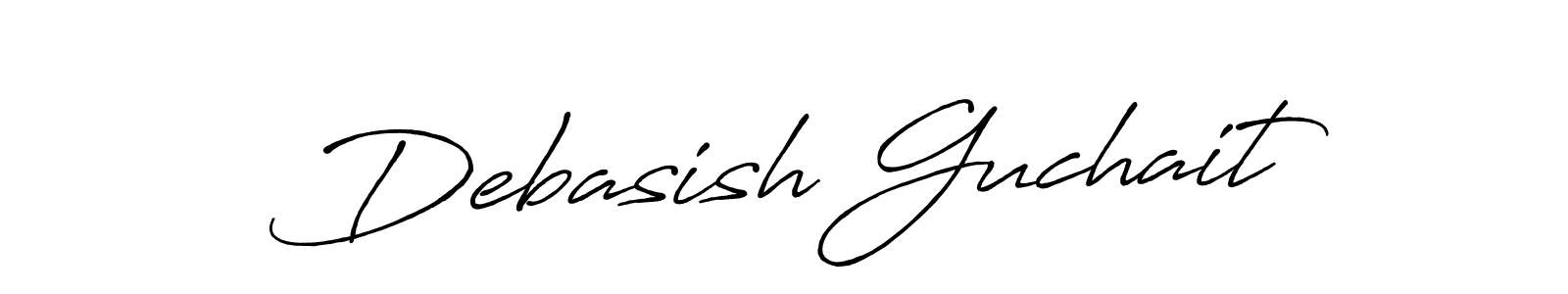 Here are the top 10 professional signature styles for the name Debasish Guchait. These are the best autograph styles you can use for your name. Debasish Guchait signature style 7 images and pictures png