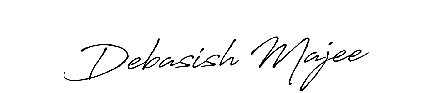 Create a beautiful signature design for name Debasish Majee. With this signature (Antro_Vectra_Bolder) fonts, you can make a handwritten signature for free. Debasish Majee signature style 7 images and pictures png