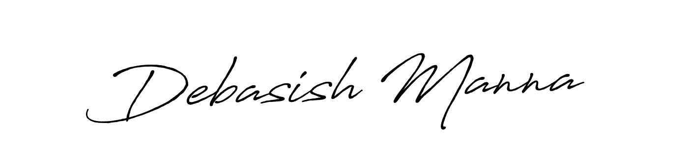 How to make Debasish Manna name signature. Use Antro_Vectra_Bolder style for creating short signs online. This is the latest handwritten sign. Debasish Manna signature style 7 images and pictures png