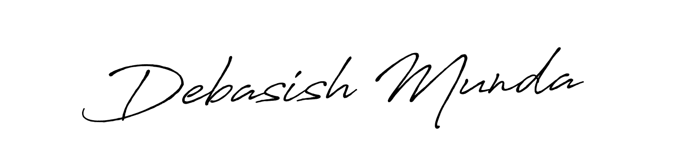 Antro_Vectra_Bolder is a professional signature style that is perfect for those who want to add a touch of class to their signature. It is also a great choice for those who want to make their signature more unique. Get Debasish Munda name to fancy signature for free. Debasish Munda signature style 7 images and pictures png