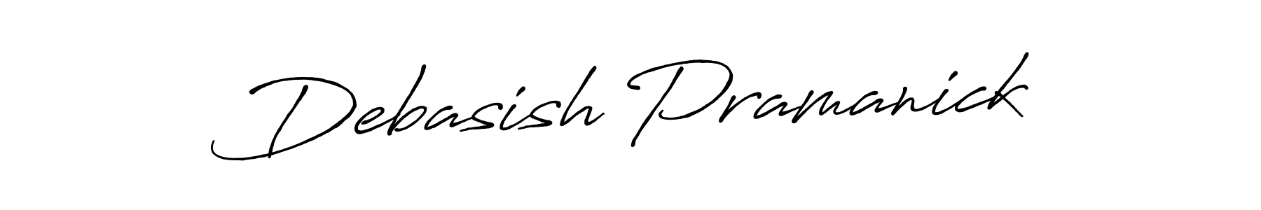 Also we have Debasish Pramanick name is the best signature style. Create professional handwritten signature collection using Antro_Vectra_Bolder autograph style. Debasish Pramanick signature style 7 images and pictures png