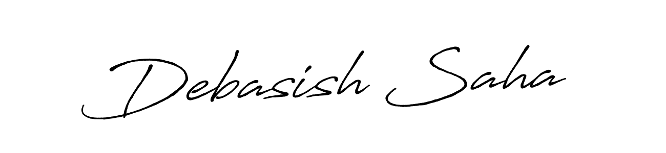 Also You can easily find your signature by using the search form. We will create Debasish Saha name handwritten signature images for you free of cost using Antro_Vectra_Bolder sign style. Debasish Saha signature style 7 images and pictures png