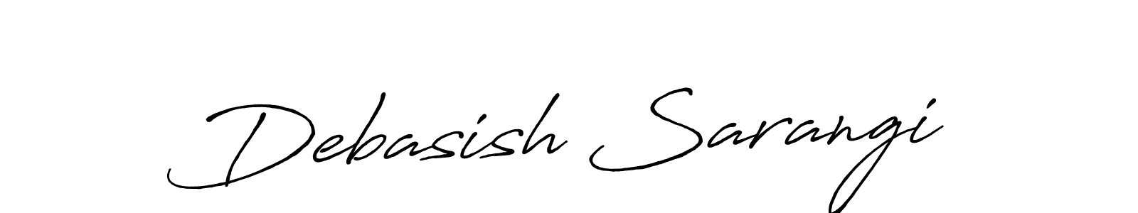 How to make Debasish Sarangi signature? Antro_Vectra_Bolder is a professional autograph style. Create handwritten signature for Debasish Sarangi name. Debasish Sarangi signature style 7 images and pictures png