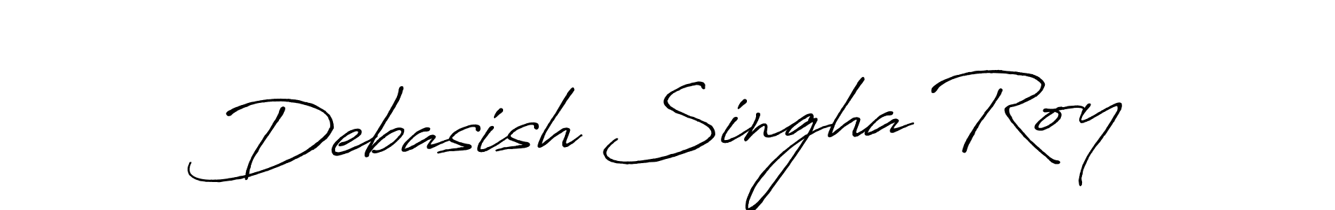 Also we have Debasish Singha Roy name is the best signature style. Create professional handwritten signature collection using Antro_Vectra_Bolder autograph style. Debasish Singha Roy signature style 7 images and pictures png