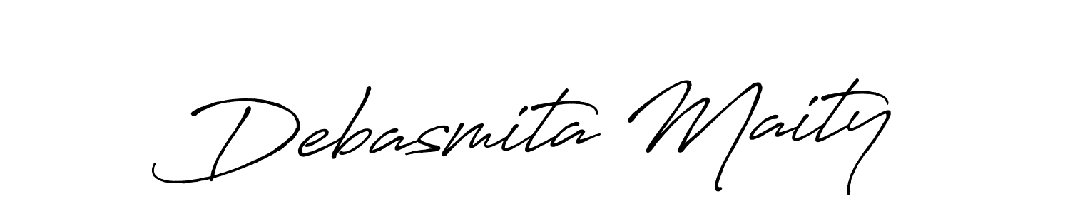 It looks lik you need a new signature style for name Debasmita Maity. Design unique handwritten (Antro_Vectra_Bolder) signature with our free signature maker in just a few clicks. Debasmita Maity signature style 7 images and pictures png