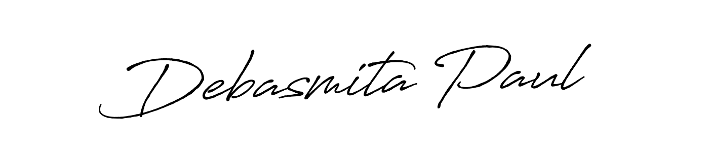 Also we have Debasmita Paul name is the best signature style. Create professional handwritten signature collection using Antro_Vectra_Bolder autograph style. Debasmita Paul signature style 7 images and pictures png