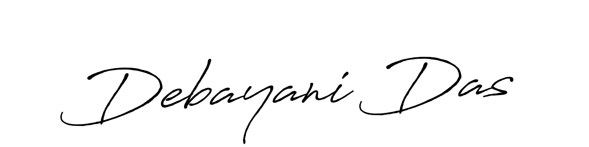 How to make Debayani Das name signature. Use Antro_Vectra_Bolder style for creating short signs online. This is the latest handwritten sign. Debayani Das signature style 7 images and pictures png
