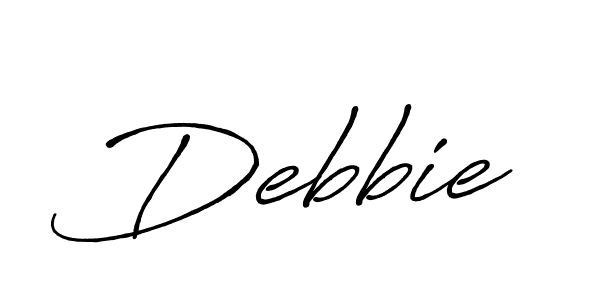 Best and Professional Signature Style for Debbie. Antro_Vectra_Bolder Best Signature Style Collection. Debbie signature style 7 images and pictures png