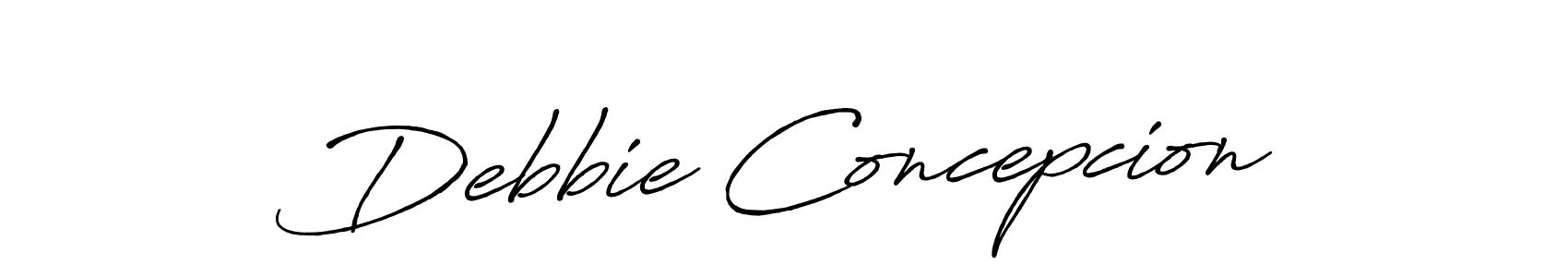 Best and Professional Signature Style for Debbie Concepcion. Antro_Vectra_Bolder Best Signature Style Collection. Debbie Concepcion signature style 7 images and pictures png