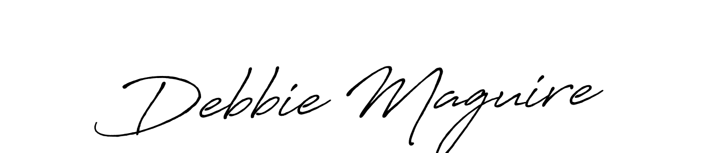 Also we have Debbie Maguire name is the best signature style. Create professional handwritten signature collection using Antro_Vectra_Bolder autograph style. Debbie Maguire signature style 7 images and pictures png