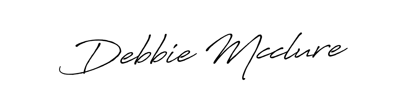 It looks lik you need a new signature style for name Debbie Mcclure. Design unique handwritten (Antro_Vectra_Bolder) signature with our free signature maker in just a few clicks. Debbie Mcclure signature style 7 images and pictures png