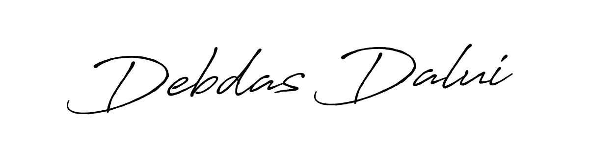 You should practise on your own different ways (Antro_Vectra_Bolder) to write your name (Debdas Dalui) in signature. don't let someone else do it for you. Debdas Dalui signature style 7 images and pictures png