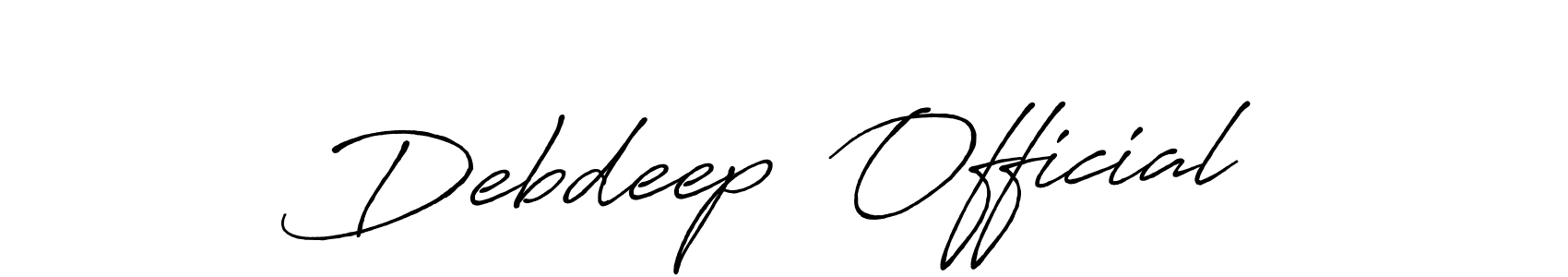 Once you've used our free online signature maker to create your best signature Antro_Vectra_Bolder style, it's time to enjoy all of the benefits that Debdeep  Official name signing documents. Debdeep  Official signature style 7 images and pictures png