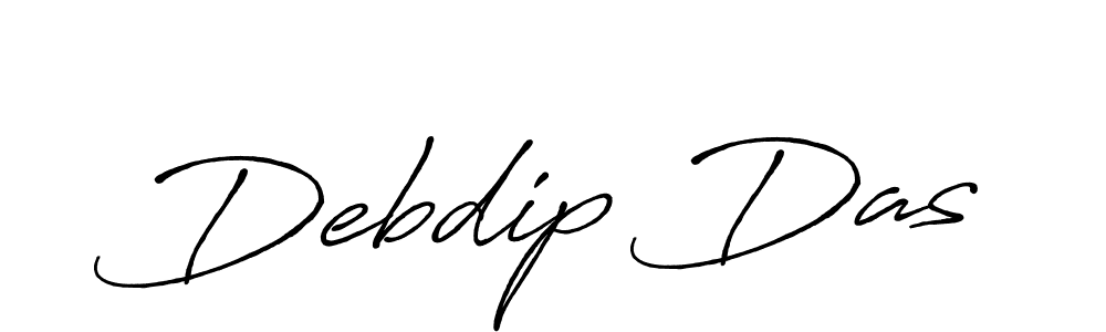 Design your own signature with our free online signature maker. With this signature software, you can create a handwritten (Antro_Vectra_Bolder) signature for name Debdip Das. Debdip Das signature style 7 images and pictures png