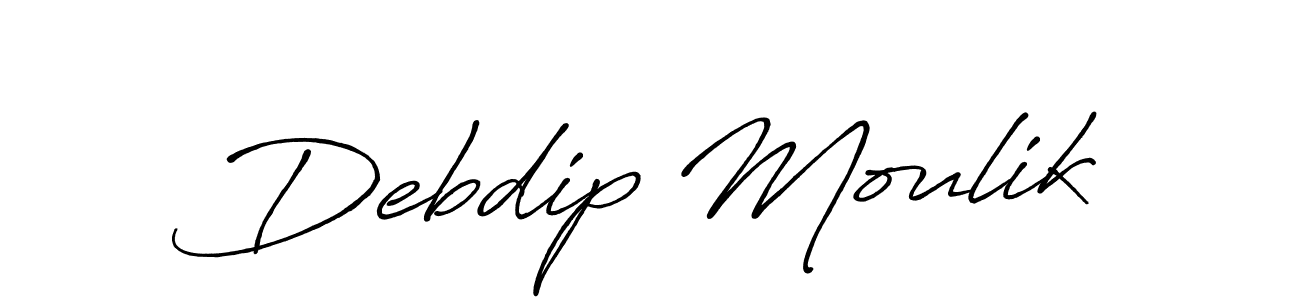The best way (Antro_Vectra_Bolder) to make a short signature is to pick only two or three words in your name. The name Debdip Moulik include a total of six letters. For converting this name. Debdip Moulik signature style 7 images and pictures png
